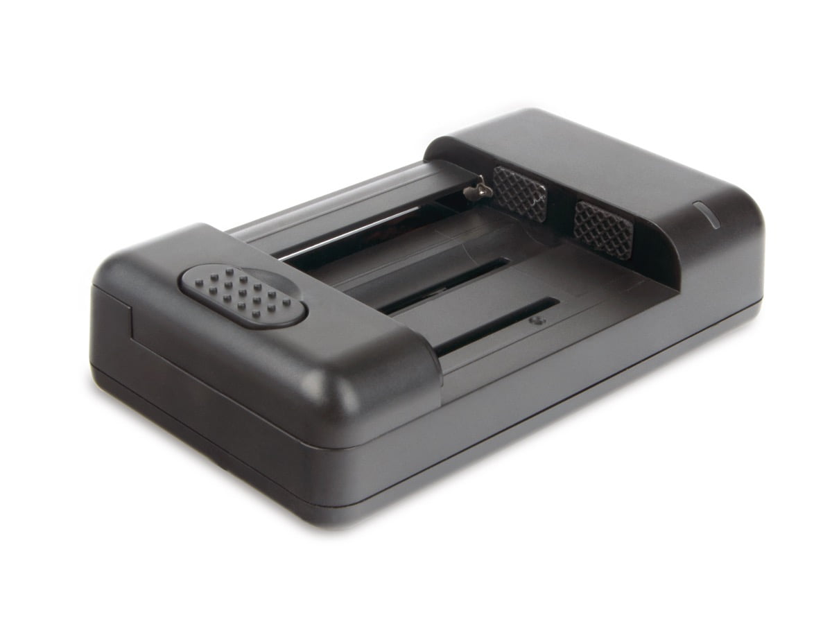 onn. Universal Camera Battery Charger - Black