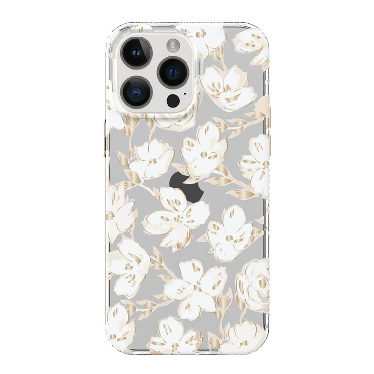 【サイズ:iPhone14_色:White And Black Floral】C サイズ:iPhone14_色:White And Black Floral】C