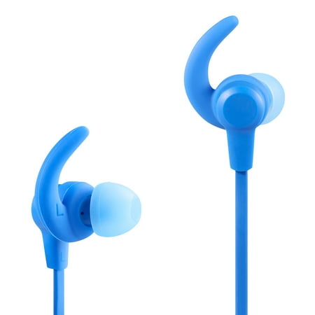 New - onn. Wireless Earphones-7 Hours Playtime, Blue