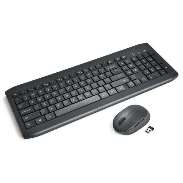 Ark Vælg straf onn. Wireless Keyboard & Mouse Combo, 104 Keys, USB Nano Receiver,  Greystone - Walmart.com