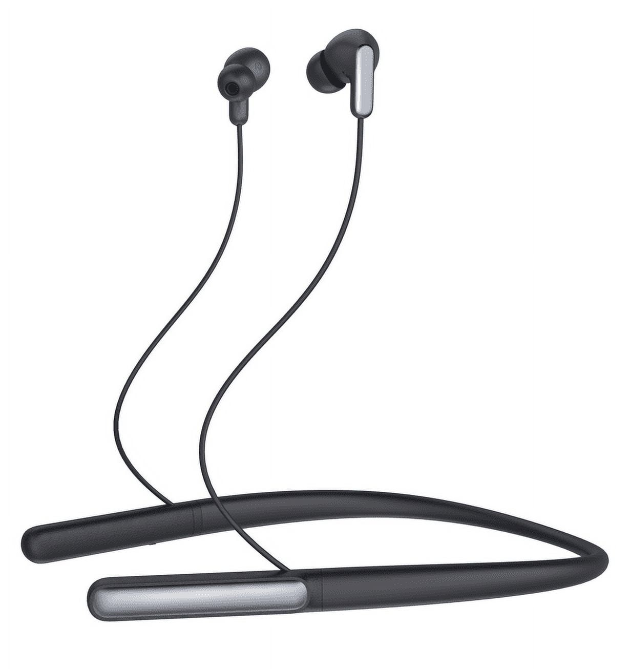 onn. Wireless Neckband Earphones, Black