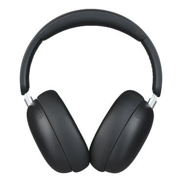 onn Bluetooth Wireless Over-Ear Headphones with Active Noise Canceling and Carrying Case, Black
