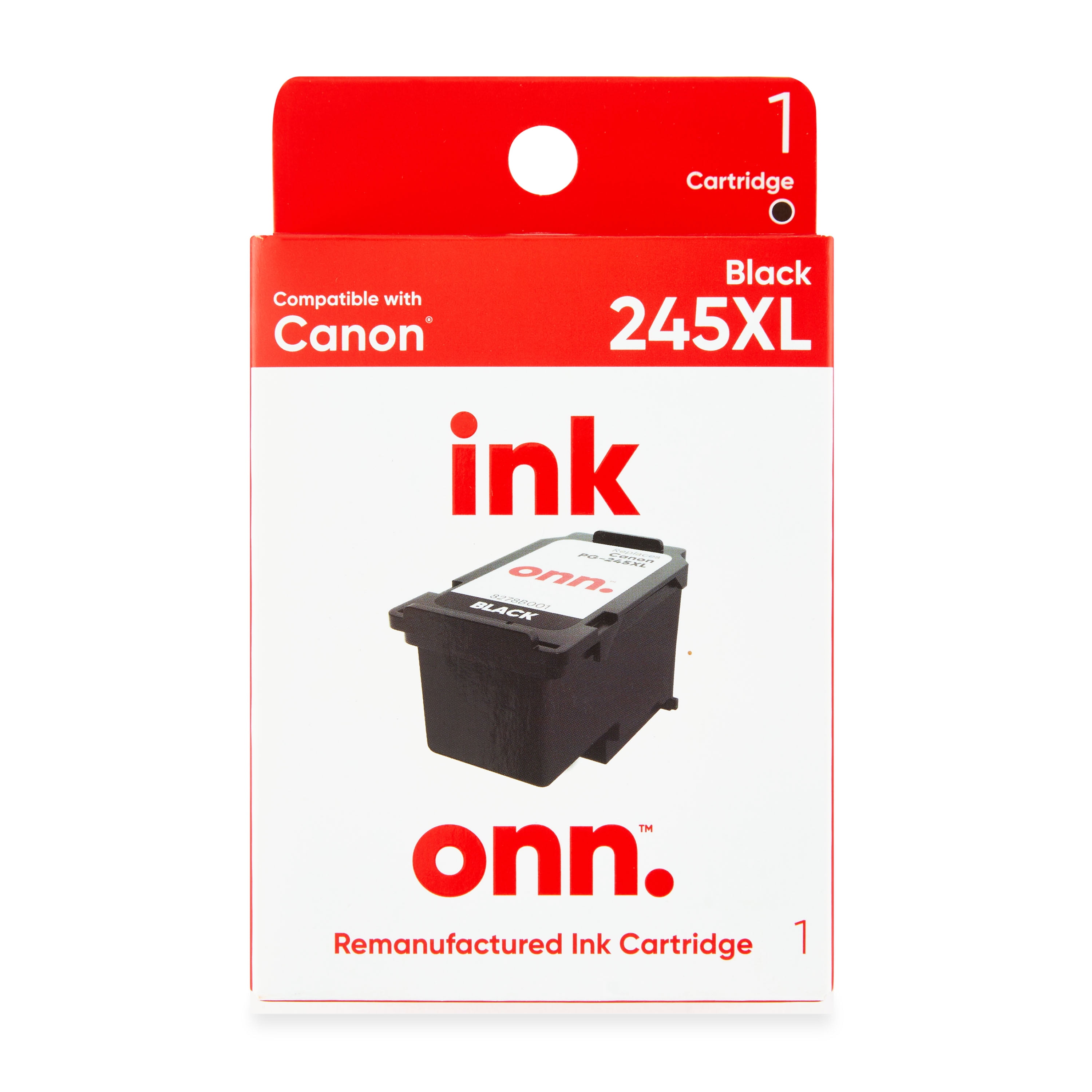 onn. pg245xl Canon PG-245XL Black Ink Cartridge