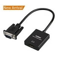 thumbnail image 1 of onten VGA Male to HDMI Female Cable Cord, Black, 1 of 3