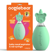 Oogiebear Nose Bulb Aspirator for Newborns – BPA-Free, Latex-Free Nasal Congestion Relief Tool, Mint Green