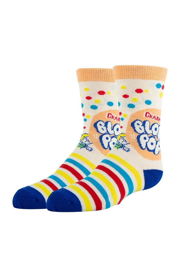 ooohyeah Kids Blow Pop Candy Novelty Crazy Crew Socks, Silly Funny Dress Socks for Boys & Girls