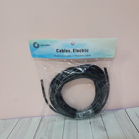 opcables Cables, electric Flexible Dual-Core Cable Durable, High-Quality Power Cord