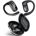 thumbnail image 1 of Open Ear Headphones, Open Earbuds with Comfortable Earhook, 58H Hifi Stereo Bone Conduction Earbuds with Mic, Noise Cancelling, Bluetooth 5.4 Earphones, IP7 Waterproof Wireless Earbuds for Running, 1 of 9