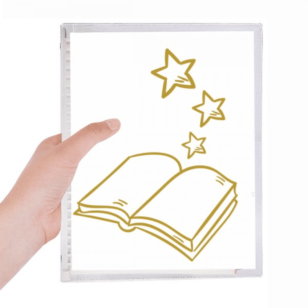 opening books releasing knowledge stars notebook loose diary refillable journal statiry