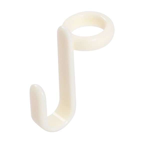 openpig 10 PCS Space Saving Hanger - Clothes Connector Hooks, Stacking Space Saver, Plastic Closet Organizers and Storage Extender for Cascading Connection, White