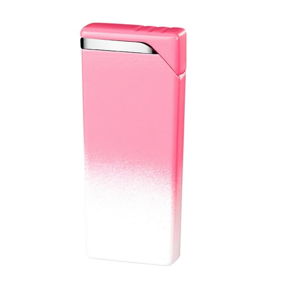 openpig Butane Lighter, Metal Lighter, Refillable Butane Windproof Lighter- Butane Not Included (Pink)