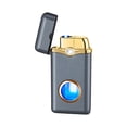thumbnail image 1 of openpig Butane Torch Lighter, Torch Lighter, Refillable with Fuel Level Window Adjustable Windproof Torch Lighters for Kitchen,BBQ,Men,Gifts (Gas not Included) G, 1 of 3