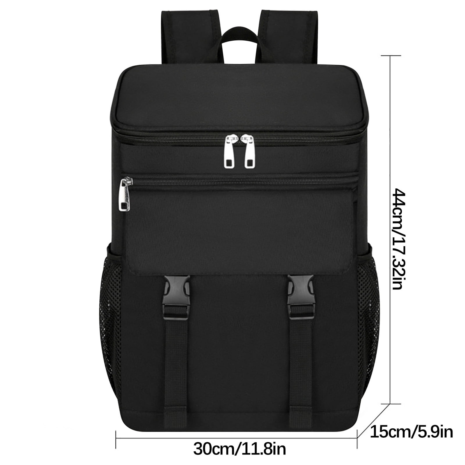 openpig Camping Cooler Backpack, Backpack Cooler, Insulated Lunch Backpack for Men & Women, Portable Leak Proof Cooler Bag for Work Office Picnic Beach Hiking Camping Travel, Black