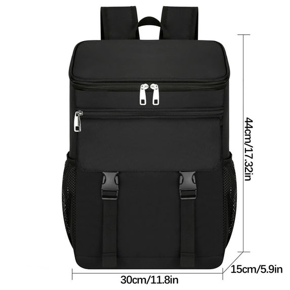 openpig Camping Cooler Backpack, Backpack Cooler, Insulated Lunch Backpack for Men & Women, Portable Leak Proof Cooler Bag for Work Office Picnic Beach Hiking Camping Travel, Black