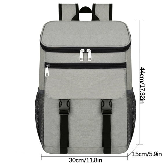 openpig Camping Cooler Backpack, Backpack Cooler, Insulated Lunch Backpack for Men & Women, Portable Leak Proof Cooler Bag for Work Office Picnic Beach Hiking Camping Travel, Gray