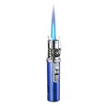 thumbnail image 1 of openpig Camping Torch Lighter, Bright Fire Windproof Butane Refillable Straight Flame Lighter with Safety Lock for Outdoor Hiking Campfires BBQ Kitchen Candles (Blue), 1 of 9