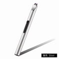 thumbnail image 1 of openpig Candle Lighter Electronic Arc Windproof Flameless USB Rechargeable Lighter with Safe Button for Home Kitchen, White, 1 of 9