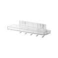 thumbnail image 1 of openpig Clear Shower Caddy, Adhesive Shower Organizer Rustproof Shelf with Hook, Wall Mounted Shelves Rack for Bathroom Kitchen Storage, Clear, L, 1 of 8