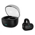 thumbnail image 1 of openpig Clip-on Earbuds, Open Ear Earbuds, Bone Conduction Headphones, Lightweight Open Ear Headphones, Sports Ear Buds, for Glasses Wearers and Workouts (Black), 1 of 5