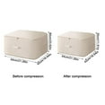 thumbnail image 1 of openpig Comforter Storage Bag - Large Capacity Bedding Storage Bags Ultra Space Saving Self Compression Organizer, Washable Compression Bags for Storage Comforter Blanket Duvet Pillow, Beige, 1 of 4