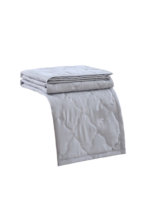 Cooling Comforter, Blanket for Hot Sleepers, All Season Bedding to Keep Cool for Night Sweats, Cooling Blanket, Breathable Lightweight Blanket, 39.37x59.05 Inches, Gray