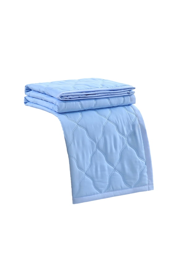 Cooling Comforter, Blanket for Hot Sleepers, All Season Bedding to Keep Cool for Night Sweats, Cooling Blanket, Breathable Lightweight Blanket, 39.37x59.05 Inches, Blue
