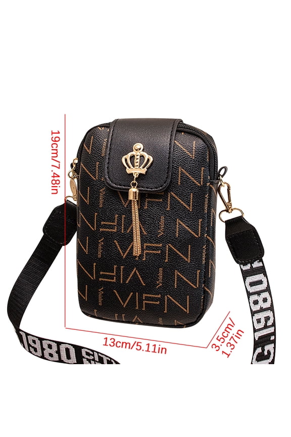 Cross Body Purses Crossbody Bags for Women Trendy, Small Purse Sling Backpack Shoulder Bag Tote Purse Phone Bags (Black)