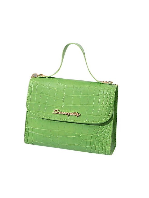 Crossbody Bag Small Square bag Purses for Women Satchel Shoulder bag Bag Purse, Green