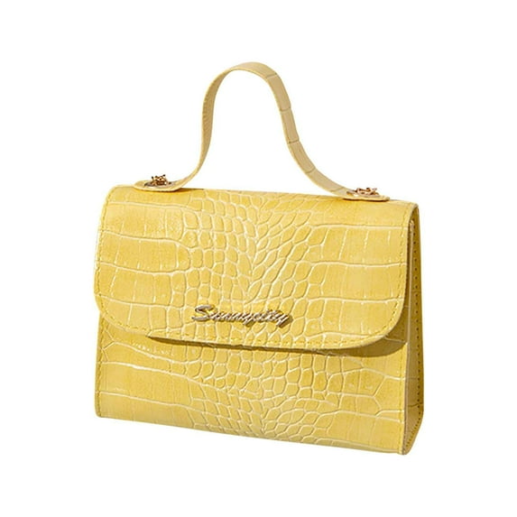 openpig Crossbody Bag Small Square bag Purses for Women Satchel Shoulder bag Bag Purse, Yellow