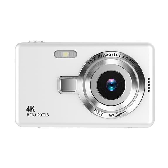 openpig Digital Camera, 1080P Kids Camera, 16X Zoom Time Stamp Anti Shake, 48MP Compact Portable Small Point and Shoot Camera for Kid Student Children Teen Girl Boy
