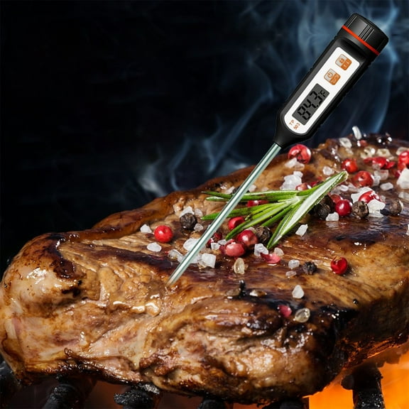openpig Digital Meat Thermometer, Digital Candy Cooking Thermometer, Kitchen Cooking Thermometer Instant Read for BBQ Grill, Oil, Milk, Bath Water, Deep Fry, Candle Temperature