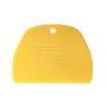 openpig Dough Scraper Bench Scraper - Plastic Flexible Bowl Scraper, Sharp Edge & Angles Cake Scraper, Non-Slip Bakeware Decorating Tools Sculpting & Modeling Tools, Yellow