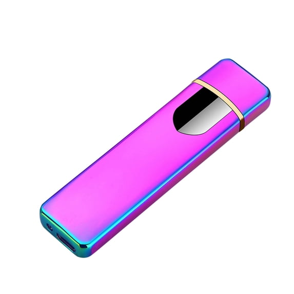 openpig Electronic USB Rechargeable Lighter - Smart Mini Touch Ignition Windproof Flameless Plasma Lighter for Men Father Gifts (Multicolor)