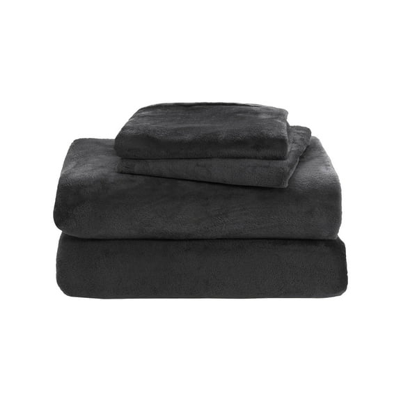 openpig Flannel Sheets Set, Micro Fleece Bed Sheet Set, 3-Piece Polar Fleece Sheet Set Includes Sheet, 2x Pillowcases, Velvet Plush Bedding Set, Warm and Soft