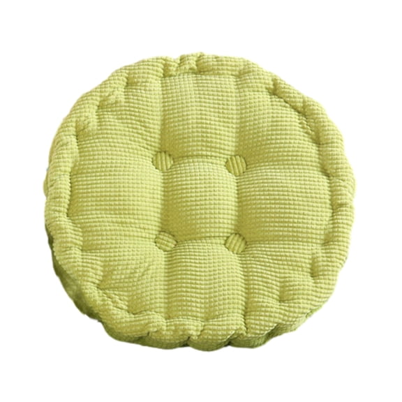 openpig Floor Cushion Pillow, Round Pillows Seating for Adults, Round Thick Soft Chair Pads Warm Corduroy Cushions Tufted Seat Cushions Pillows Office Pad