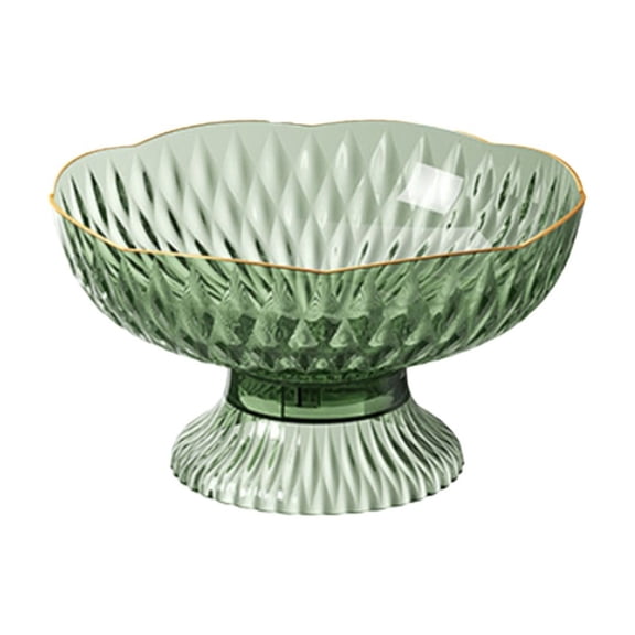 openpig Fruit Bowl, Decorative Bowl, Fruit Basket for Kitchen Countertop Storage Baskets Stand Organization, Decor Centerpiece for Kitchen Counter, Bread Candy Snacks Organizer, Green