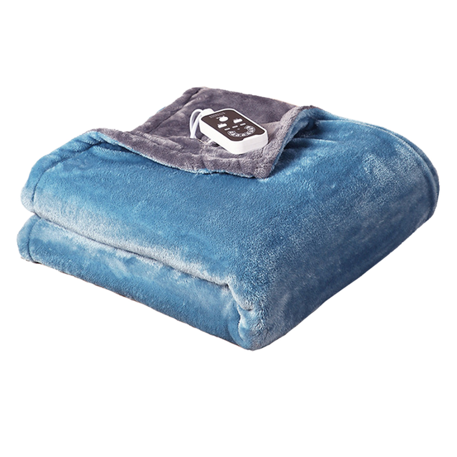 openpig Heated Blanket Electric Throw 23.62x31.5 Inches, Heating Blanket, Soft Christmas Blanket, Birthday Gifts for Women Mom, Fast Heating for Winter Comfort, Blue