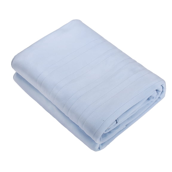 openpig Heated Electric Blanket, Flannel Electric Blanket, Auto Shut Off, Fast Heating Warming Blanket, Soft Plush Heated Blanket, Blue, 61.81x83.86 Inch