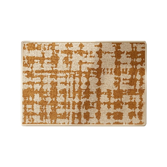 openpig Hello Door Mat, Welcome Mat for Front Door, Front Door Entrance Mat, Non-Slip Front Door Welcome Mat for Outside Entrance or Porch Entry, Brown (16x23.62in, D)