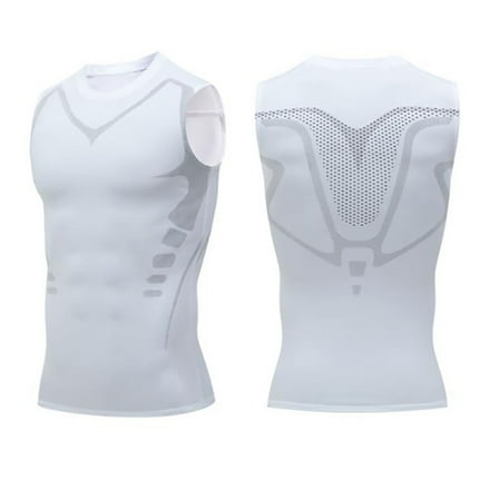 openpig Ionic Shaping Vest, Guys Men's Chest Gynecomastia Compression Top To Build A Perfect Body