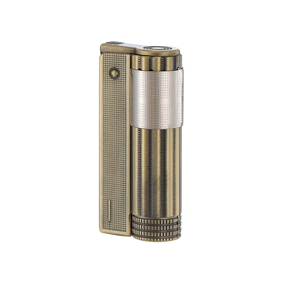 openpig Jet Torch Butane Creative Paraffin Lighters, Flint Vintage, Lighters for Candles, Kitchen, Camping, Fireplace, Gifts for Men (Fuel Not Included) D