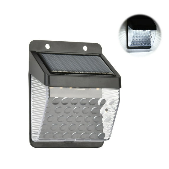 openpig LED Wall Pack Light with Photocell-Daylight Dusk to Dawn LED Outdoor Lighting, Outdoor Security Lights, Solar Fence Lights Outdoor Waterproof IP65 Solar Wall Lights