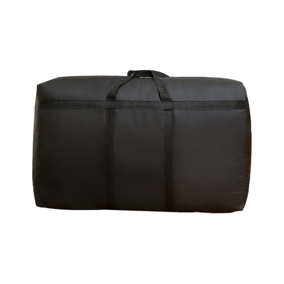 openpig Large Moving Bags, Storage Bags with Zippers, Comforter Storage Bag, Space Saver Organizers for Closet, Blanket, Pillow, Quilt, Bedding, Clothes (Black)
