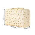 thumbnail image 1 of openpig Large Storage Bags for Blankets, Comforters, Bedding, Clothes, Pillows, Sheets - Closet Organizers and Storage with Handles, Foldable & Breathable (B), 1 of 3