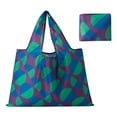 thumbnail image 1 of openpig Lightweight Portable Foldable Shopping Bag, Large Capacity Print Tote Bag, Reusable Shoulder Bag For Women, 1 of 3