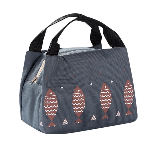 openpig Lunch Bag for Women & Men Adult Insulated Lunch Box, Small Leakproof Cooler Food Lunch Containers Reusable High Capacity Lunch Tote Bags for Work, Travel, Outdoor (Navy)
