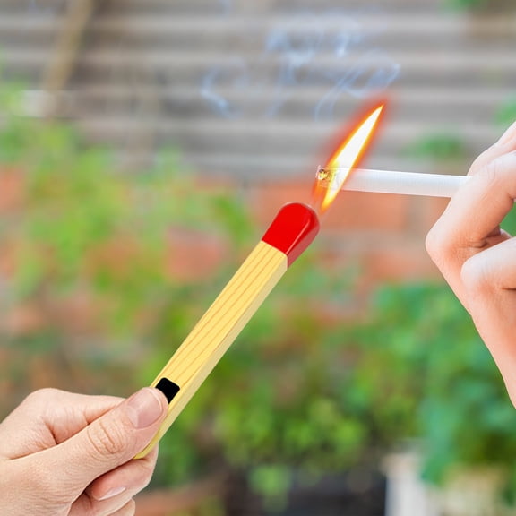 openpig Match Stick Shaped Multipurpose Butane Lighter (2 Pack) Brown