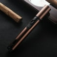 thumbnail image 1 of openpig Metal Lighters, Butane Lighters Refillable Single Jet Flame Lighter Shipped Without Gas (Brown), 1 of 5