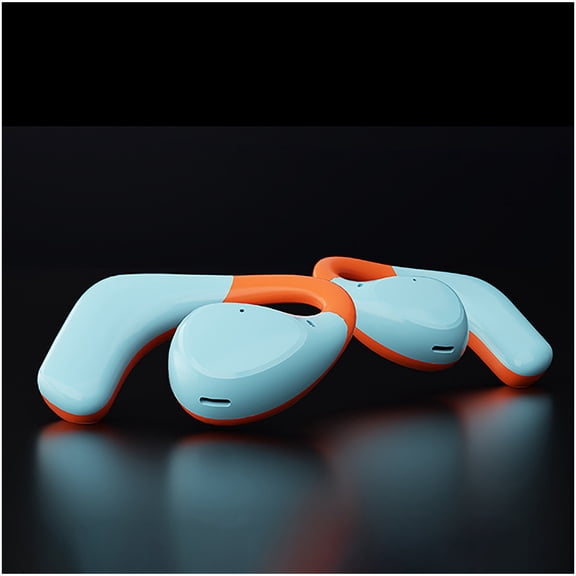 openpig Open-Ear Headphones, Open Ear Wireless Bluetooth 5.3 Headphones for Runners, Air Conduction Headphones, Gaming Earbuds for Treks,Exercise,Tour (Blue)