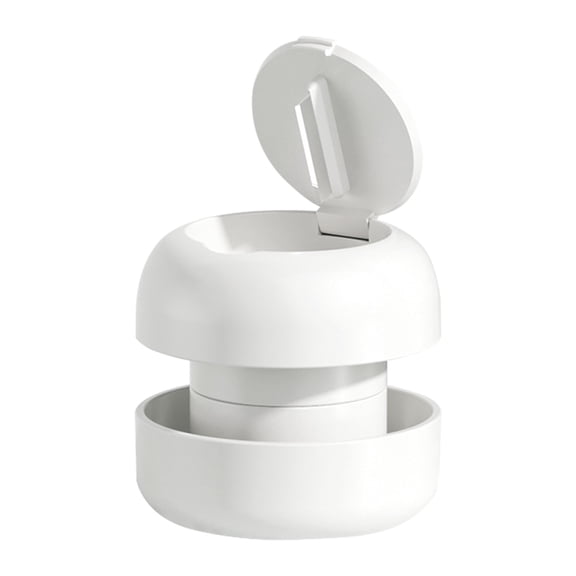 openpig Pill Crusher, Pil Pulverizer and Grinder, Medicine Crusher and Pulverizer for Small Medications, Tablets, & Vitamins, Crushes Multiple Tablets to Fine Powder with Storage Area in Cap White